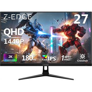 Z-Edge Ecran PC Gaming 27" 2K Fast IPS 180Hz - Moniteur Gamer QHD FreeSync HDR10