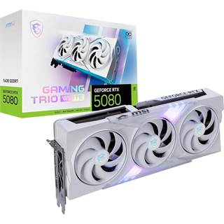 MSI RTX 5080 Gaming Trio OC White - Carte Graphique 16 Go GDDR7