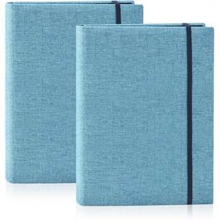 2 Mini Albums Photo 10x15 cm Couverture Lin - 100 Pochettes