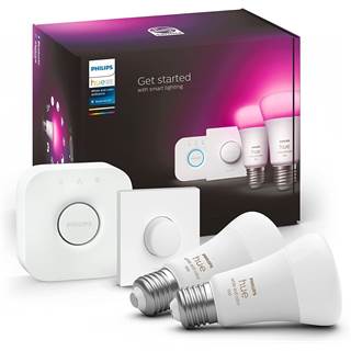 Philips Hue Kit Démarrage - 2 Ampoules E27 + Pont Bluetooth