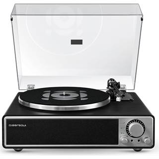 Qlearsoul ONE-Q : Platine Vinyle Tout-en-Un avec Haut-parleurs et Bluetooth