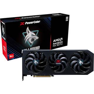 PowerColor Radeon RX 9070 OC Hellhound - Carte Graphique 16 Go GDDR6