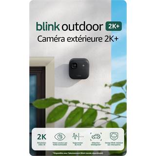 Caméra extérieure Blink 2K+ – Système 4 caméras, noir