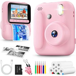 Appareil Photo Instantané pour Enfants - Kit Créatif Rose