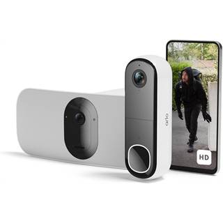 Arlo Floodlight 2K + Sonnette HD - Caméra extérieure WiFi