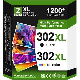 Cartouches SUNPRINTZ 302XL Noir et Couleur - Pack de 2