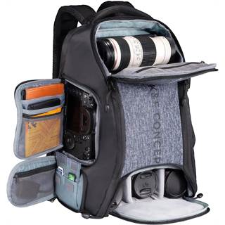 Sac à dos photo K&F CONCEPT 25L imperméable avec housse de pluie