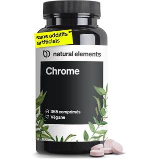 Chrome Picolinate Natural Elements - 365 Comprimés - Qualité Allemagne