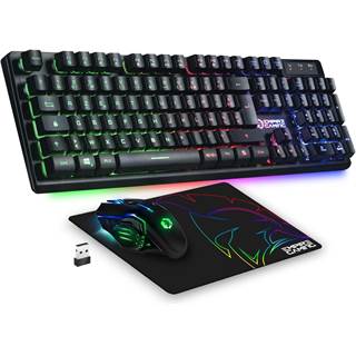 Empire Gaming Armor RF800 - Kit Clavier Souris RGB Sans Fil