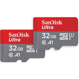 SanDisk Ultra 32 Go microSDHC Twin Pack - Double Dose de Stockage pour Tous Vos Appareils
