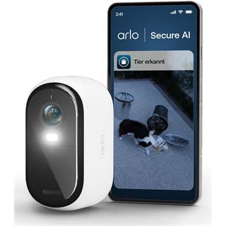 Arlo Essential 2 2K Caméra Extérieure Wi-Fi, Vision Nocturne & Audio
