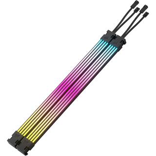Corsair iCUE ARGB PSU Cable Strips – 2x200mm – 100 LEDs par Bande – RGB 5V adressable