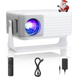 AKIYO O1 Mini Projecteur 1080P Full HD - 15000 Lumens, Rotatif 360°, Auto Keystone