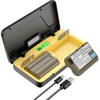 ENEGON Chargeur Double Batterie 20W 3000mAh pour Nikon