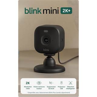 Blink Mini 2K+ (nouvelle génération) – Caméra de surveillance intérieure compacte