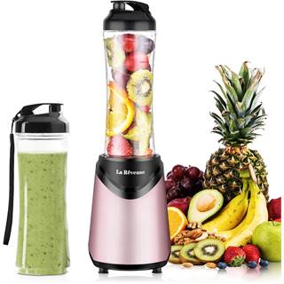Photo La Rêveuse Mini Blender : 2 biberons BPA-Free 550ml, 300W pour smoothies et milk-shakes - 31,34 EUR
