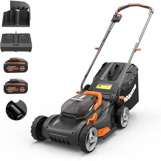 WORX Tondeuse WG734E sans fil 40V - Jardin jusqu'à 500m², Powershare & IntelliCut