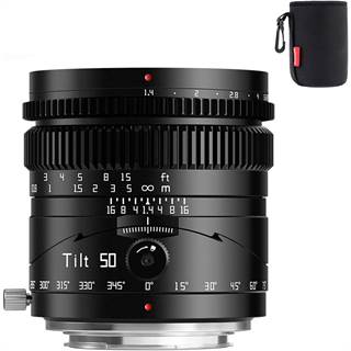 TTartisan 50mm f/1.8 Objectif Tilt-Shift Monture RF Canon