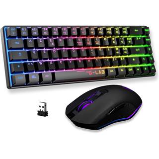 The G-Lab Combo Hydrogen WL – Pack Clavier Souris Gamer Sans Fil RGB