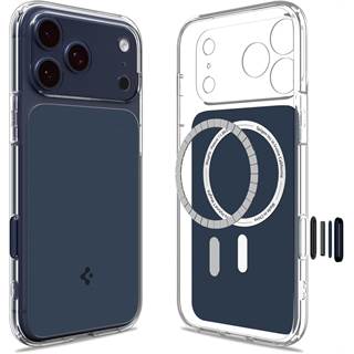 Spigen Ultra Hybrid T MagFit iPhone 17 Pro - Coque Protection Bleu Mat