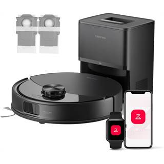 Roborock Q10 S5+ Set : Aspirateur & Laveur Robot avec Station Auto-Vidage
