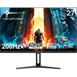Minifire MFG27F4Q - Écran Gamer 27" WQHD 200Hz IPS HDR à 149,99€