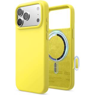 Coque elago Silicone MagSafe iPhone 17 Pro Max - Jaune Fluo
