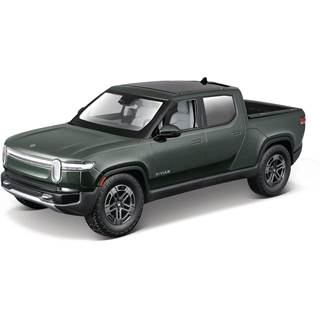 Maisto Rivian R1T - Miniature Collection 1:18 Vert avec Portes et Capot Mobiles