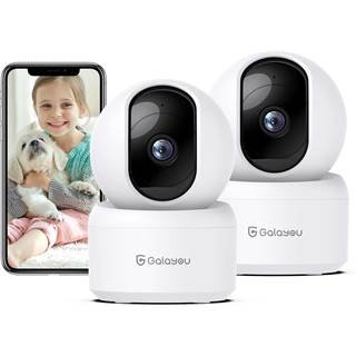 GALAYOU G2 - Caméra Surveillance 360° 3MP (Lot de 2)