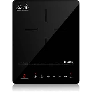 Plaque à Induction Portable IsEasy - 2100W, Minuterie & Verrou Enfants