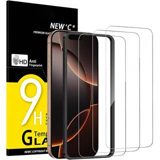 NEW'C Lot de 3 Verres Trempés iPhone 16 Pro/17/17 Pro