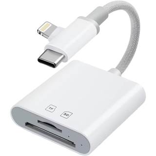 Lecteur de Carte SD Dual USB-C & Lightning - Certifié MFi