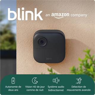 Caméra Blink Outdoor 4 – Surveillance HD sans fil, 2 ans d’autonomie