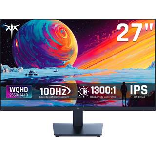 KTC Ecran PC 27 Pouces QHD 2K IPS 120Hz - Anti-Lumière Bleue, 96% DCI-P3