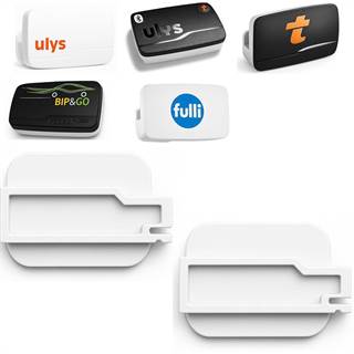 Duo de Supports pour Badge Télépéage (TRP-4010/4030, Ulys, Fulli)