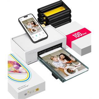 Liene Amber M100 - Imprimante Photo Compacte 10x15cm + 100 Feuilles