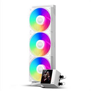 PCCOOLER DC360 Pro ARGB Display WH - Refroidisseur AIO 360mm avec Écran IPS 2.4"