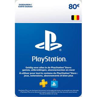 Carte Cadeau PlayStation Store 80€ - Compte Belge (Code Email)