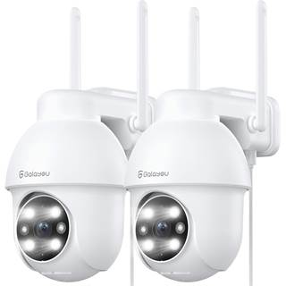 Caméra Surveillance GALAYOU Y4 2K Extérieure - Pack de 2