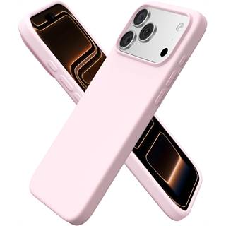 Coque ORNARTO iPhone 17 Pro Max - Silicone Rose Anti-Choc