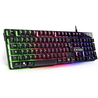EMPIRE GAMING K300 - Clavier Gamer Semi-Mécanique RGB AZERTY