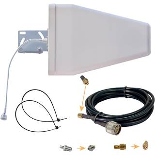 Antenne Directionnelle 5G/4G LTE 9dBi avec Câble 3M - Egasky