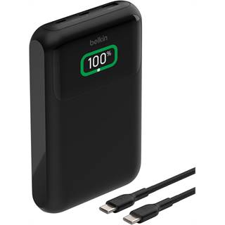 Belkin BoostCharge 20K - Batterie Externe USB-C PD 3 Ports (20000mAh) Noir
