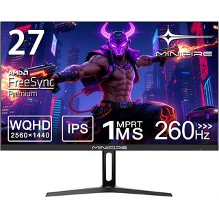 Minifire MFG27F4Q Pro – Écran PC Gamer 27" QHD 260Hz IPS FreeSync HDR10