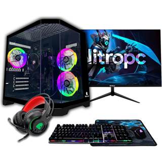 NitroPC Pack Bronze : PC Gaming Complet avec Écran 24" IPS 165Hz, Ryzen 5, RX Vega 7