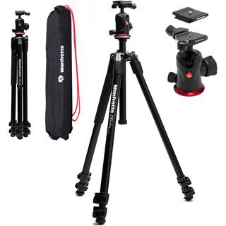Manfrotto 290XTRA Trépied Aluminium + Rotule 496 - 10kg
