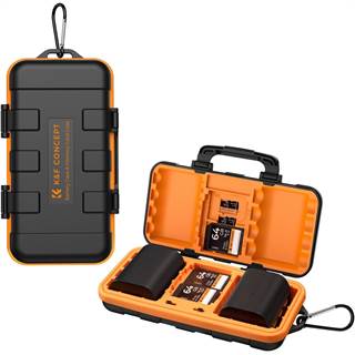 Étui étanche K&F CONCEPT pour batteries et cartes mémoire – Anti-choc