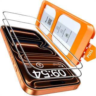 Verre Trempé TOCOL iPhone 17 Pro - 9H, 2 Pièces, Couverture Complète