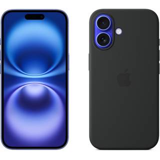 Apple iPhone 16 (128 Go) - Bleu OUTREMER + Coque MagSafe Noire - 866,99 EUR