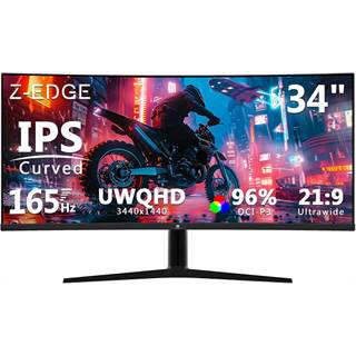 Z-Edge UG34I-B : Moniteur Gamer Incurvé 34" Ultrawide QHD 165Hz IPS